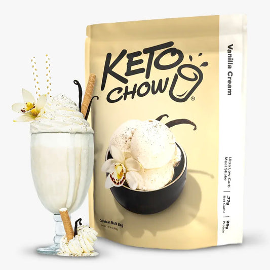 Keto Chow Vanilla Cream - Ultra Low Carb Meal Shake