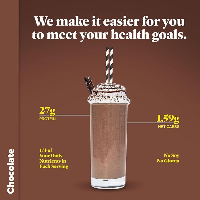 Keto Chow Chocolate - Ultra Low Carb Meal Shake