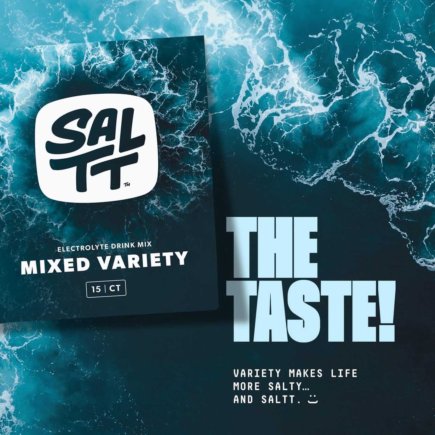 SALTT Ultra Variety 15 Pack - Electrolyte Powder Drink Mix