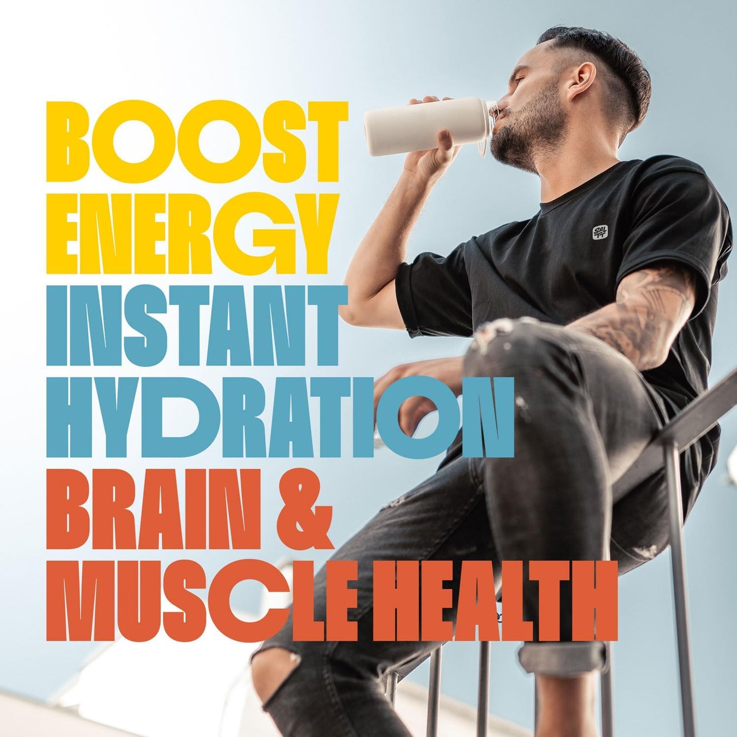 SALTT Mondo Melon - Electrolyte Powder Drink Mix - 30 Pack and Single Stick Options