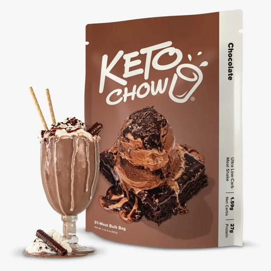 Keto Chow Chocolate - Ultra Low Carb Meal Shake