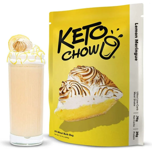 Keto Chow Lemon Meringue - Ultra Low Carb Meal Shake