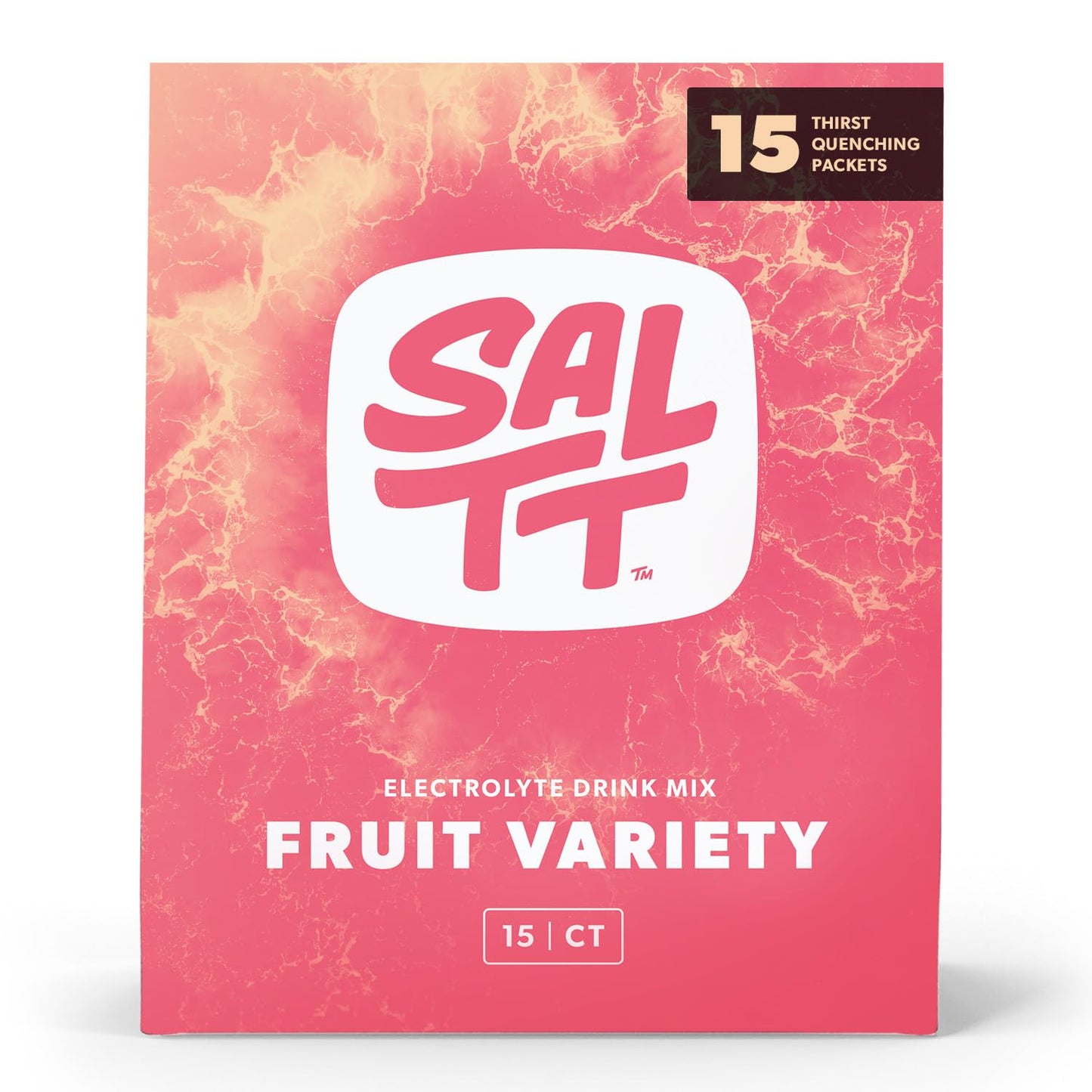SALTT Fruit Variety 15 Pack - Electrolyte Powder Drink Mix