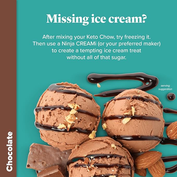 Keto Chow Chocolate - Ultra Low Carb Meal Shake