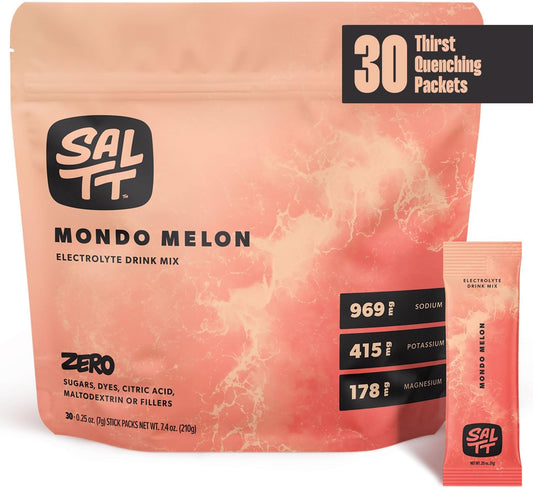 SALTT Mondo Melon 30 Pack - Electrolyte Powder Drink Mix