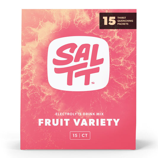 SALTT Fruit Variety 15 Pack - Electrolyte Powder Drink Mix